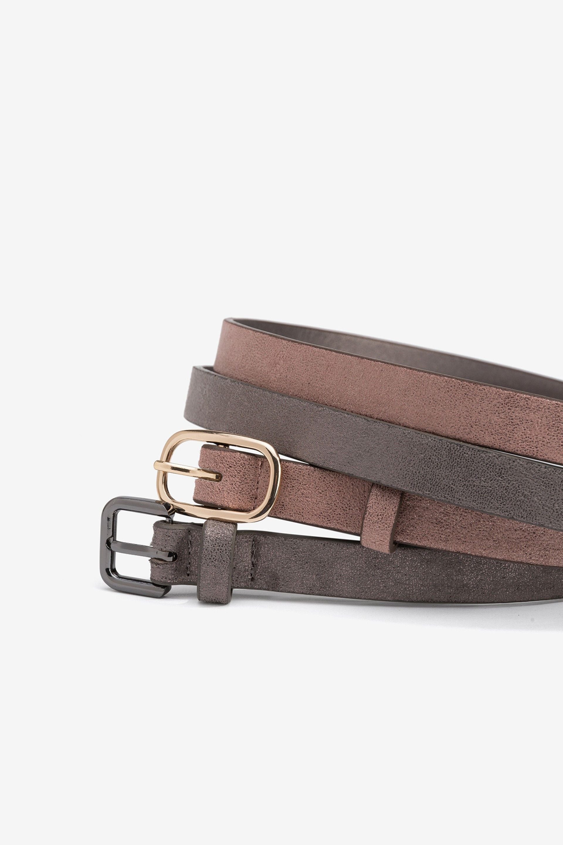 SIA BELT - METALLIC MARSALA