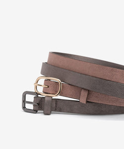 SIA BELT - METALLIC MARSALA