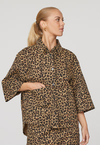 OLEA JACKET - LEOPARD