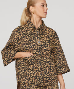 OLEA JACKET - LEOPARD