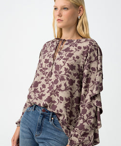 MILLER BLOUSE - CHESTNUT