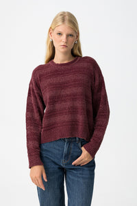 POLICENA VELVET PULLOVER - FIG
