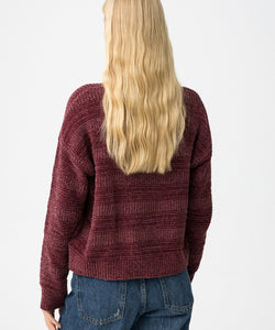 POLICENA VELVET PULLOVER - FIG