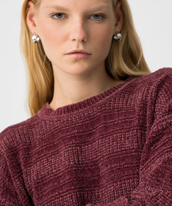 POLICENA VELVET PULLOVER - FIG
