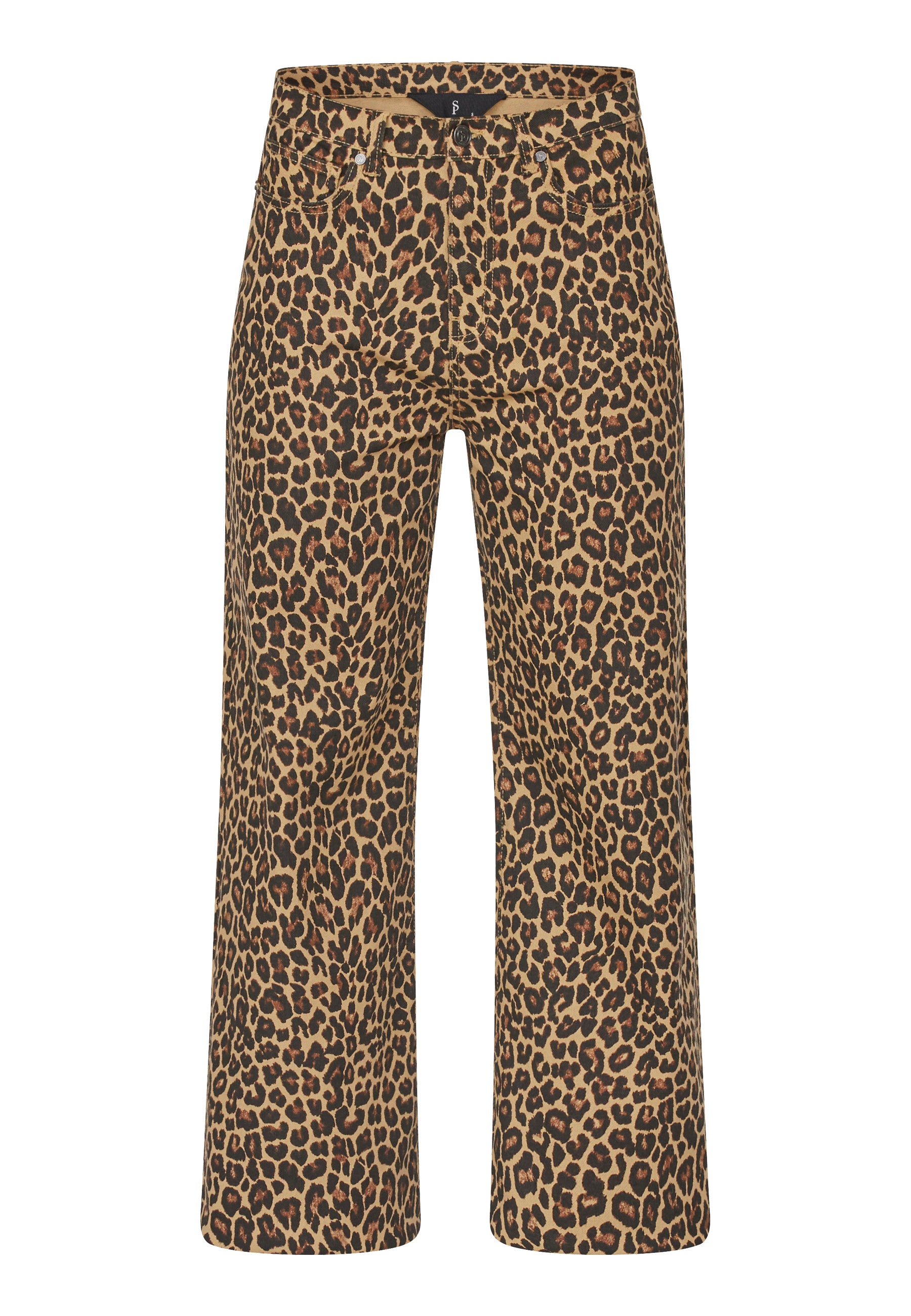 OWI WIDE LEG JEANS - LEOPARD