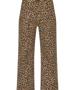 OWI WIDE LEG JEANS - LEOPARD