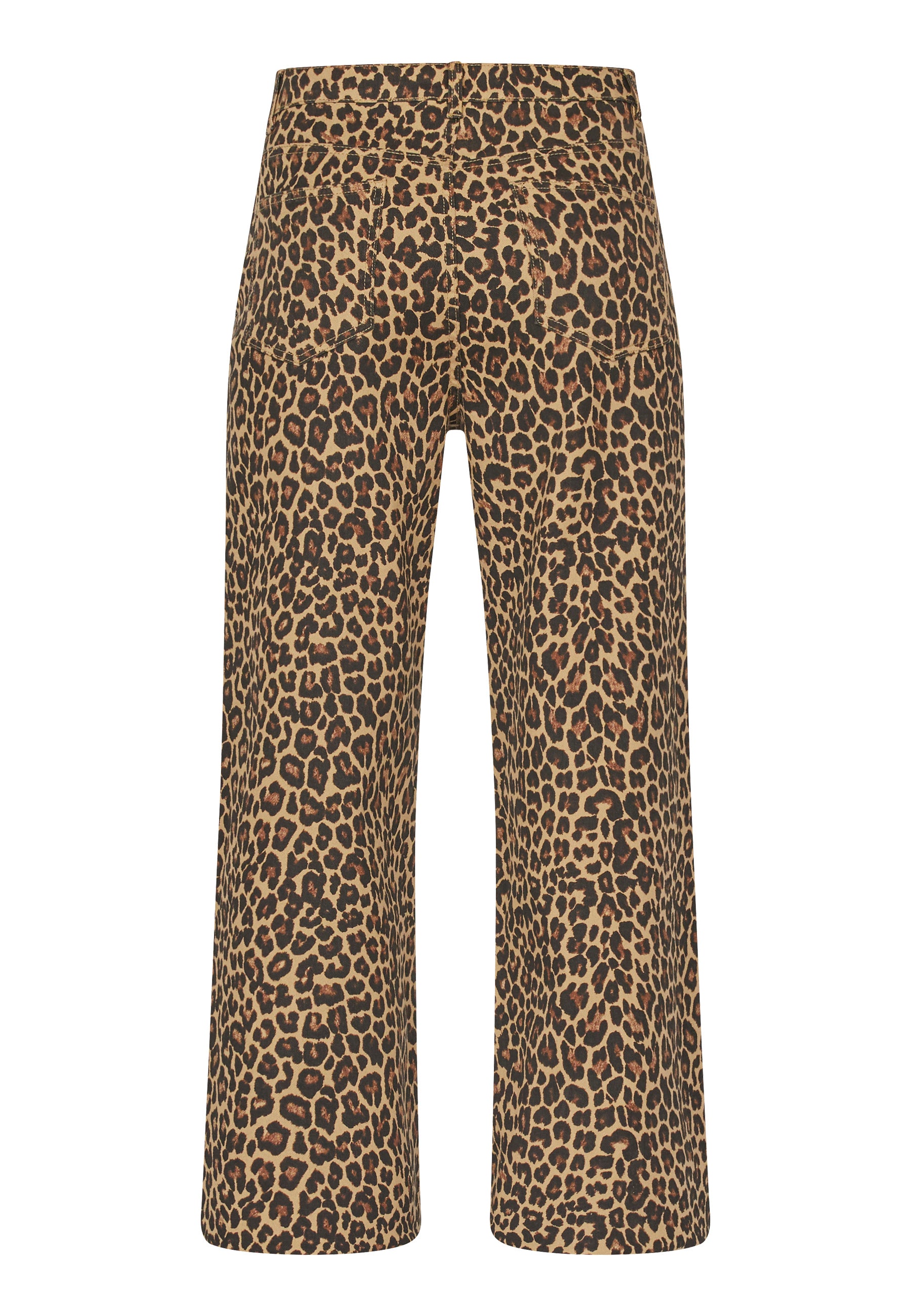 OWI WIDE LEG JEANS - LEOPARD