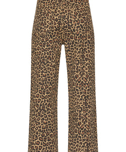 OWI WIDE LEG JEANS - LEOPARD