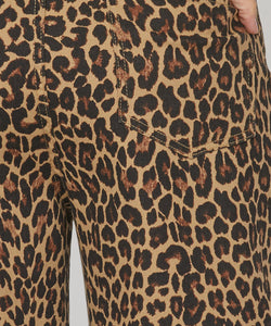 OWI WIDE LEG JEANS - LEOPARD