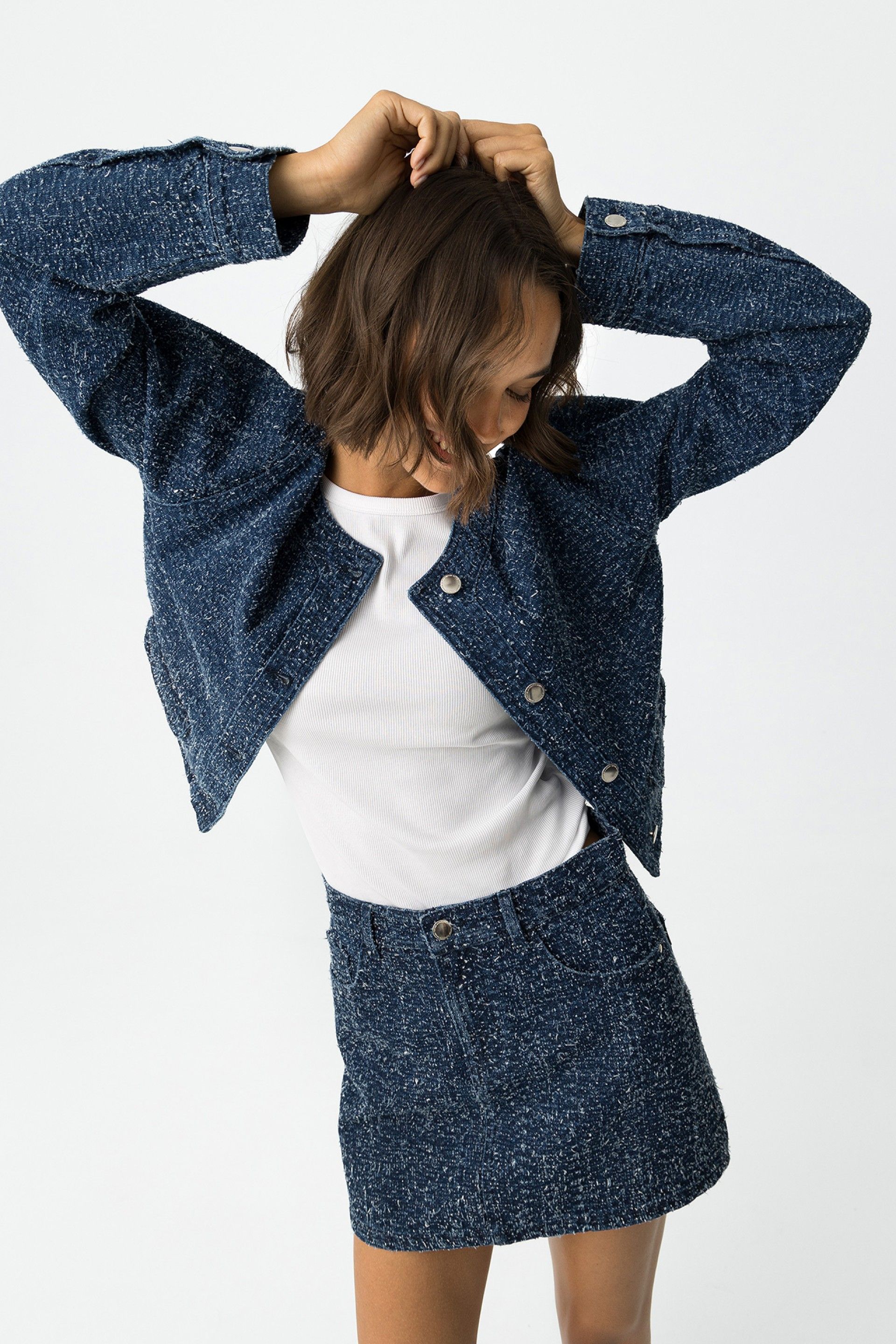ASPEN DENIM JACKET - BLUE