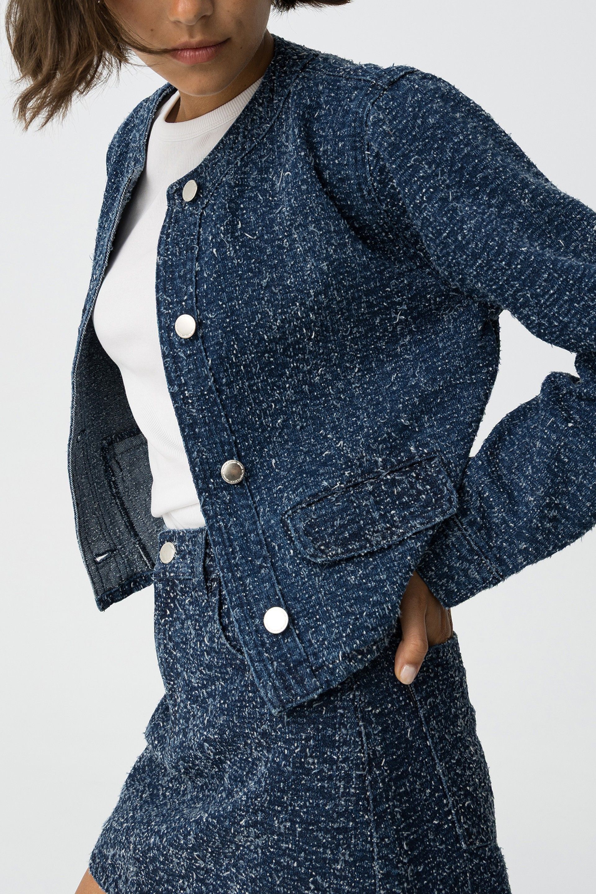 ASPEN DENIM JACKET - BLUE