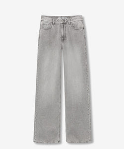 BONYE WIDE LEG JEANS - LIGHT GREY