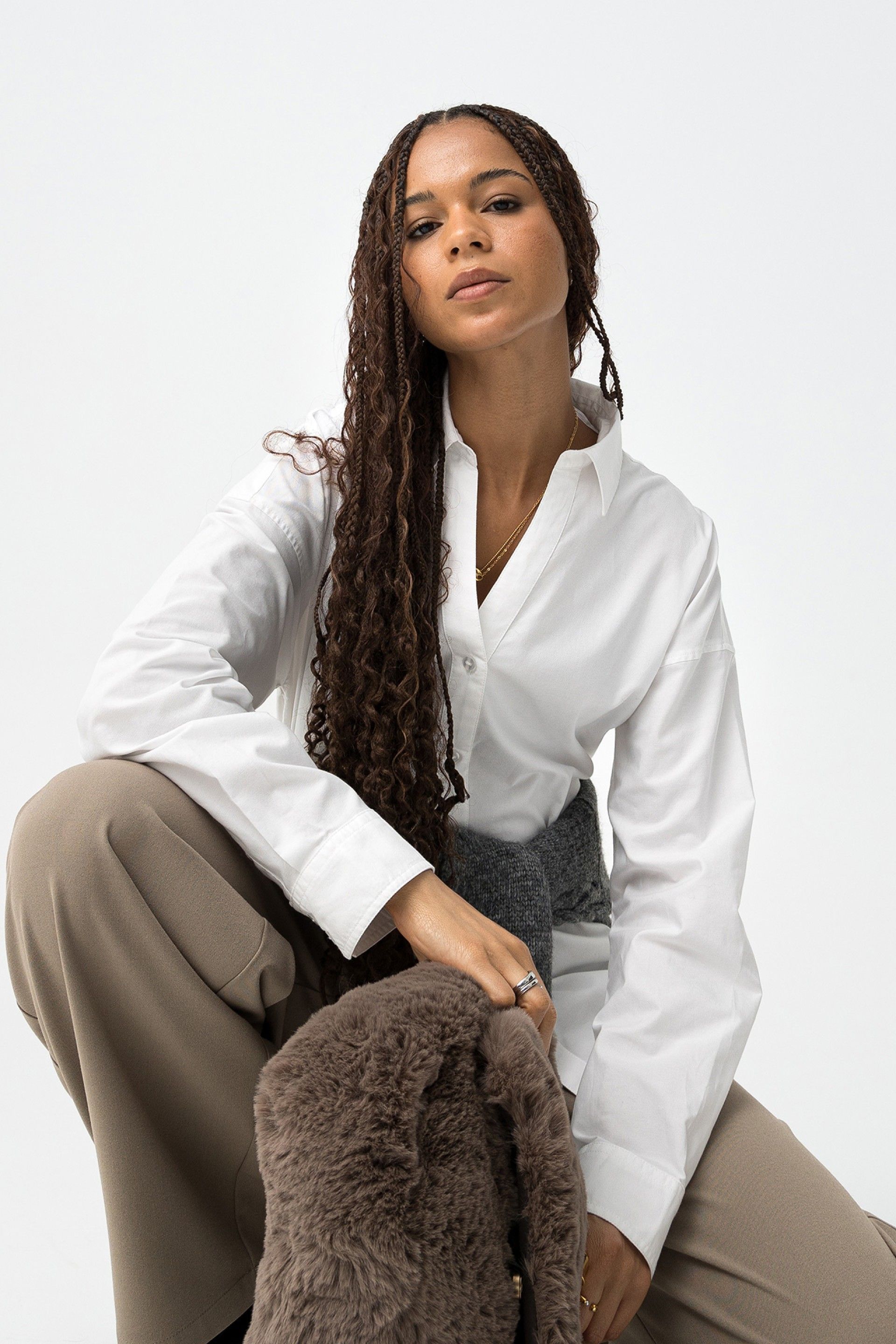 TANCY BLOUSE - WHITE