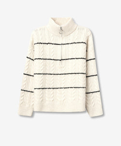AEON ZIPPER PULLOVER - BIRCH