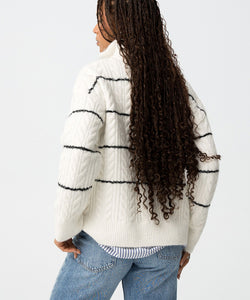 AEON ZIPPER PULLOVER - BIRCH