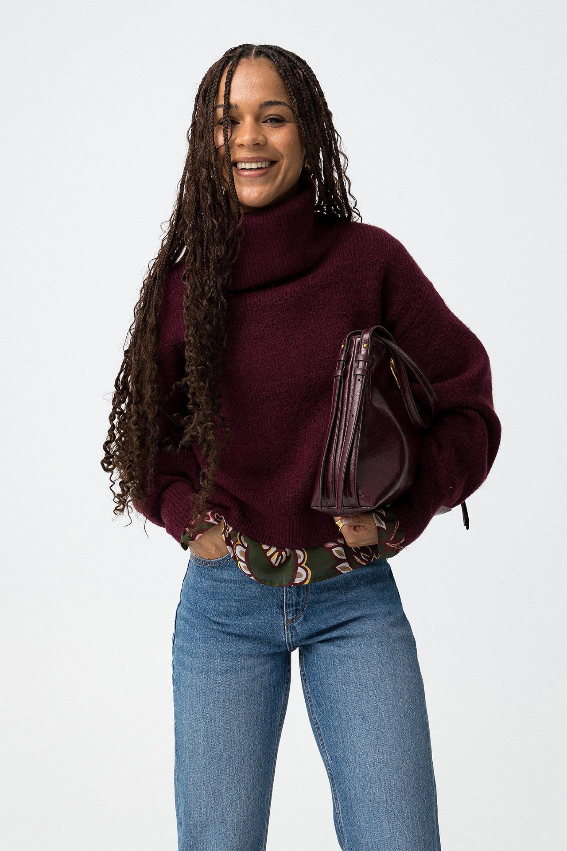KNITTY PULLOVER - FIG