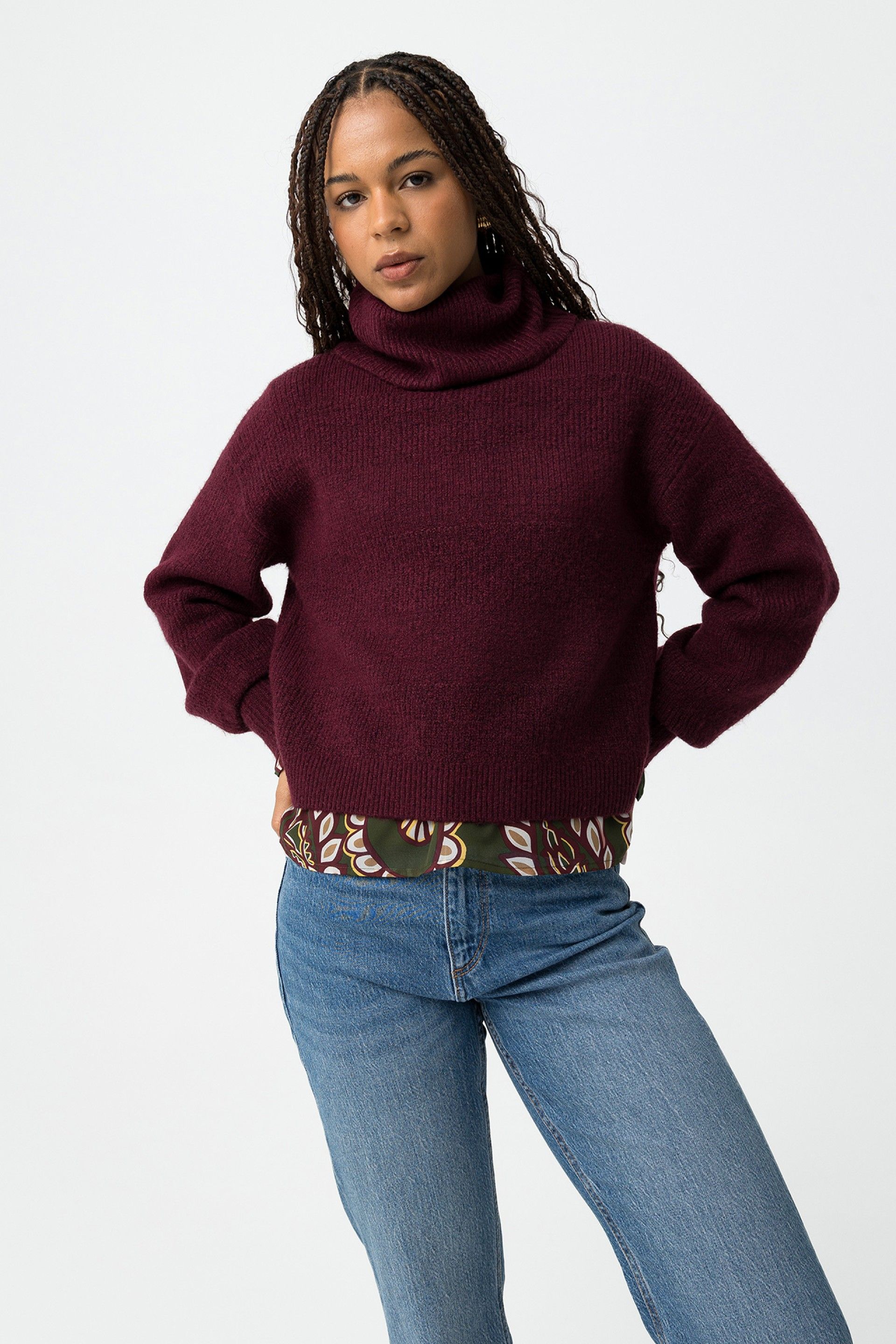 KNITTY PULLOVER - FIG
