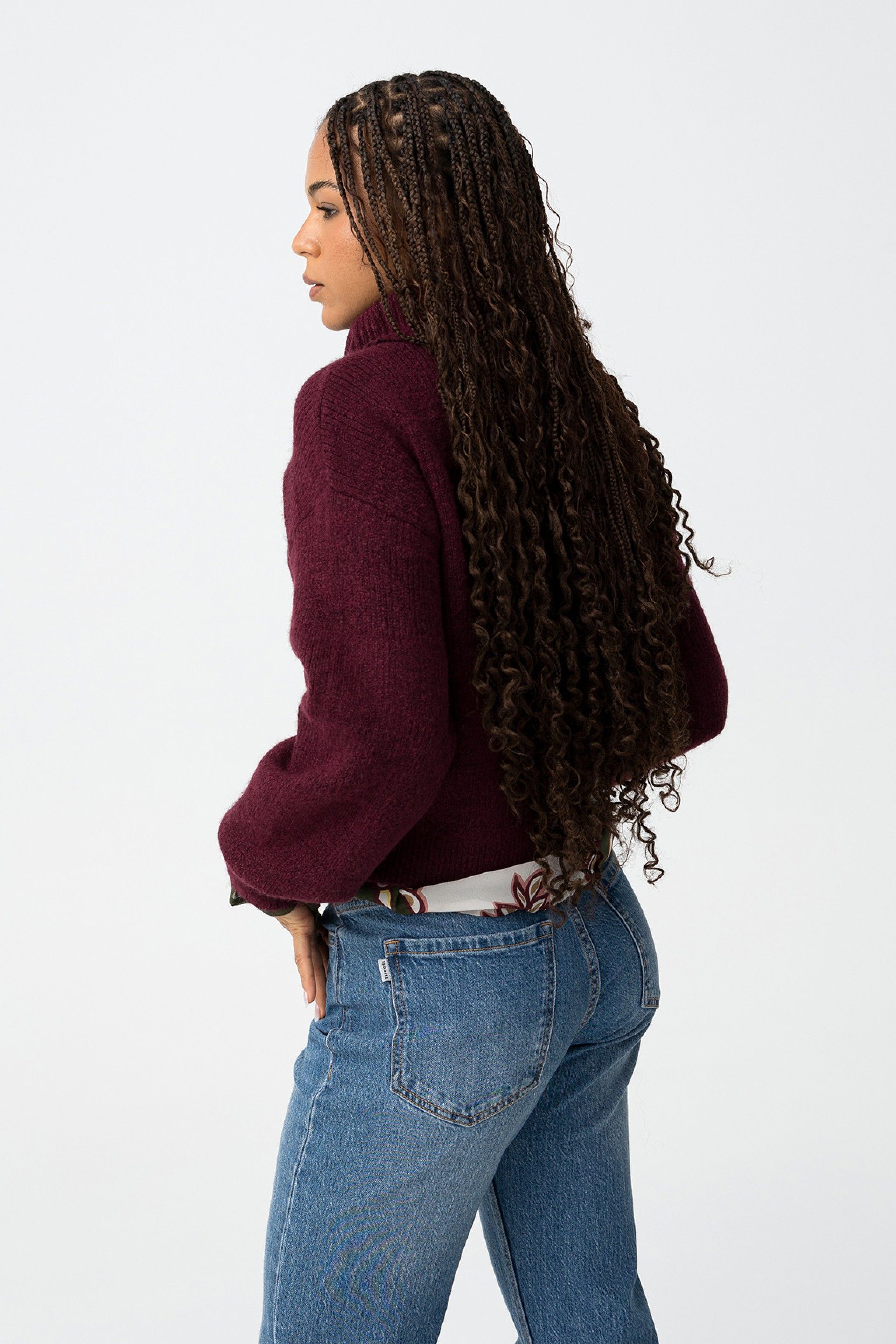 KNITTY PULLOVER - FIG