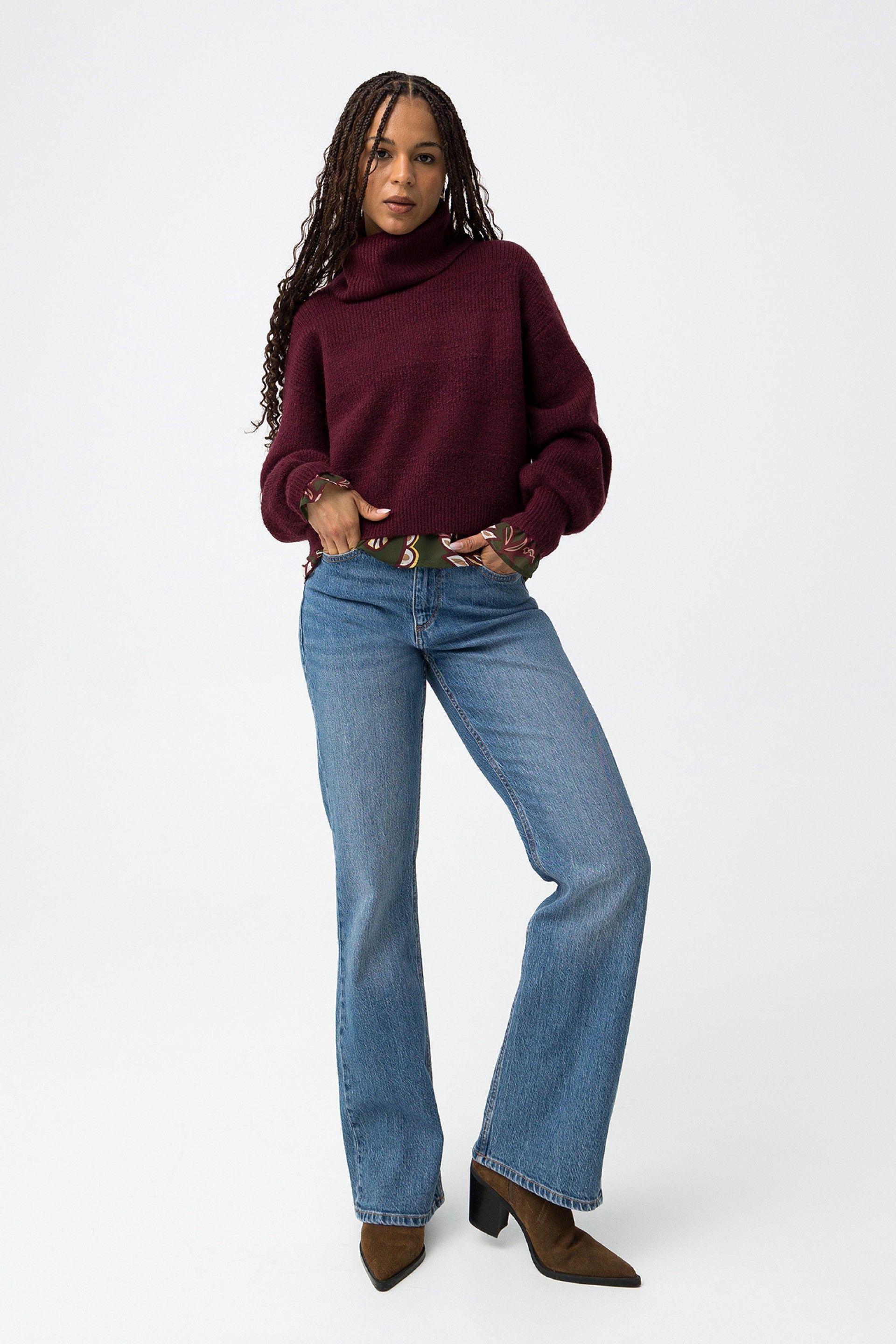 KNITTY PULLOVER - FIG