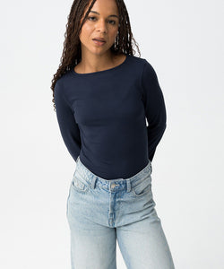SAULT BASIC LS TOP - BLUE