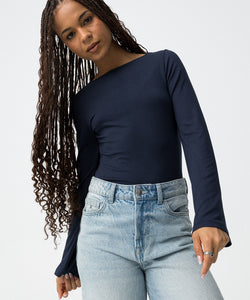 SAULT BASIC LS TOP - BLUE