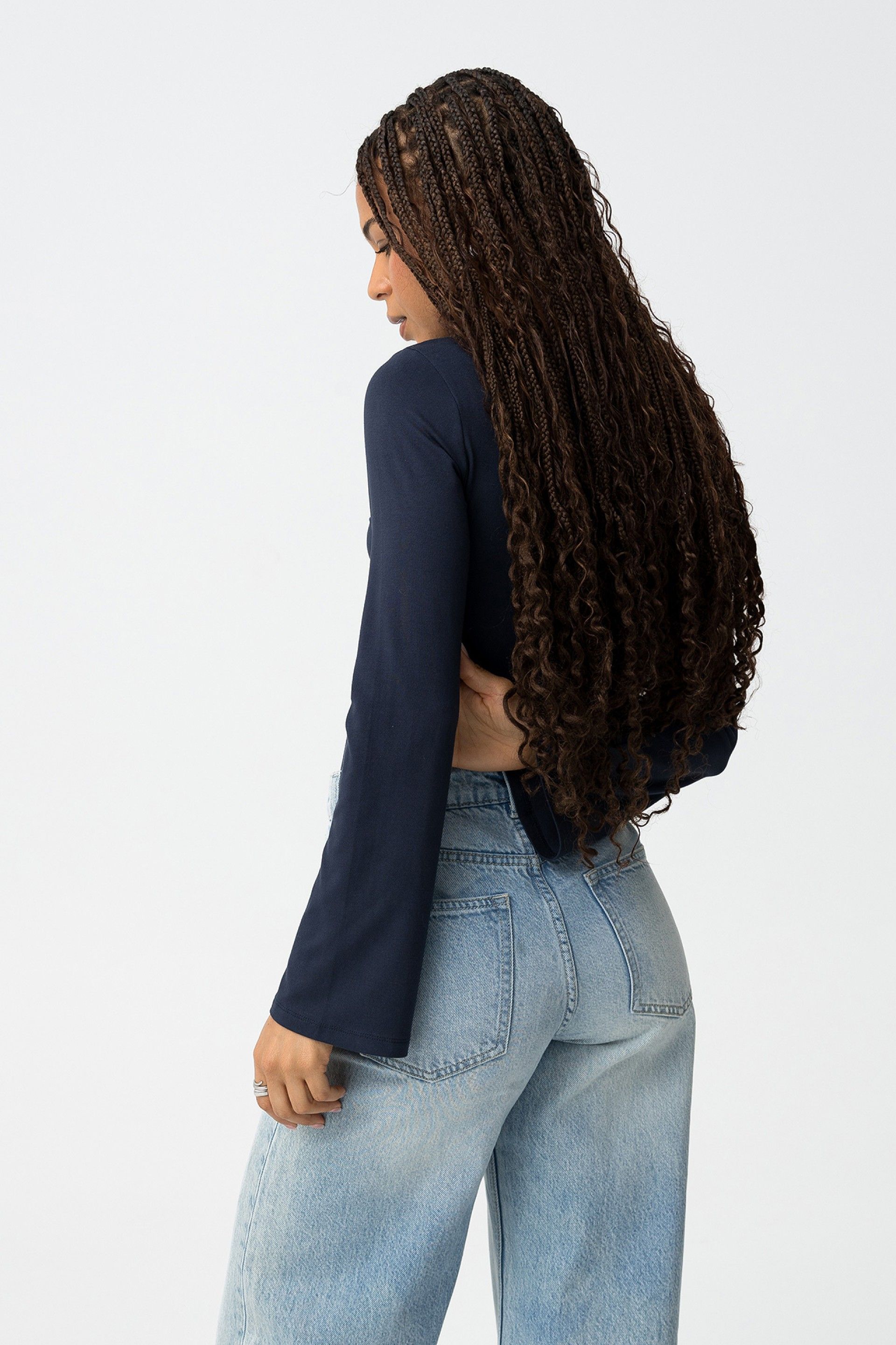 SAULT BASIC LS TOP - BLUE