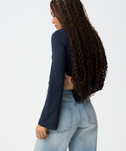 SAULT BASIC LS TOP - BLUE