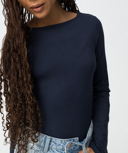 SAULT BASIC LS TOP - BLUE