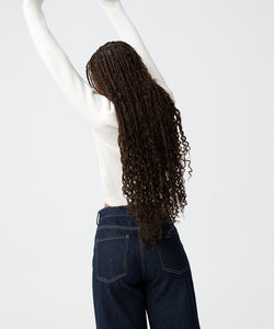 BONYE WIDE LEG JEANS - DARK BLUE