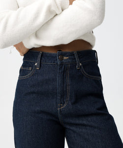 BONYE WIDE LEG JEANS - DARK BLUE