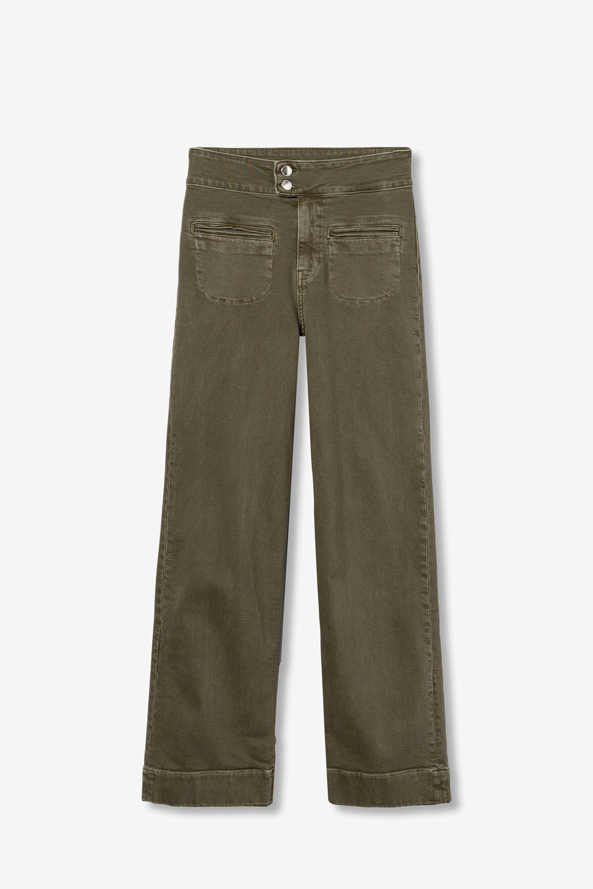 OLIVIA JEANS - OLIVE GREEN