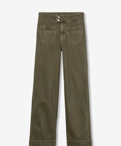 OLIVIA JEANS - OLIVE GREEN