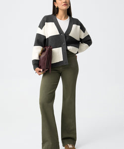 OLIVIA JEANS - OLIVE GREEN