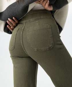 OLIVIA JEANS - OLIVE GREEN