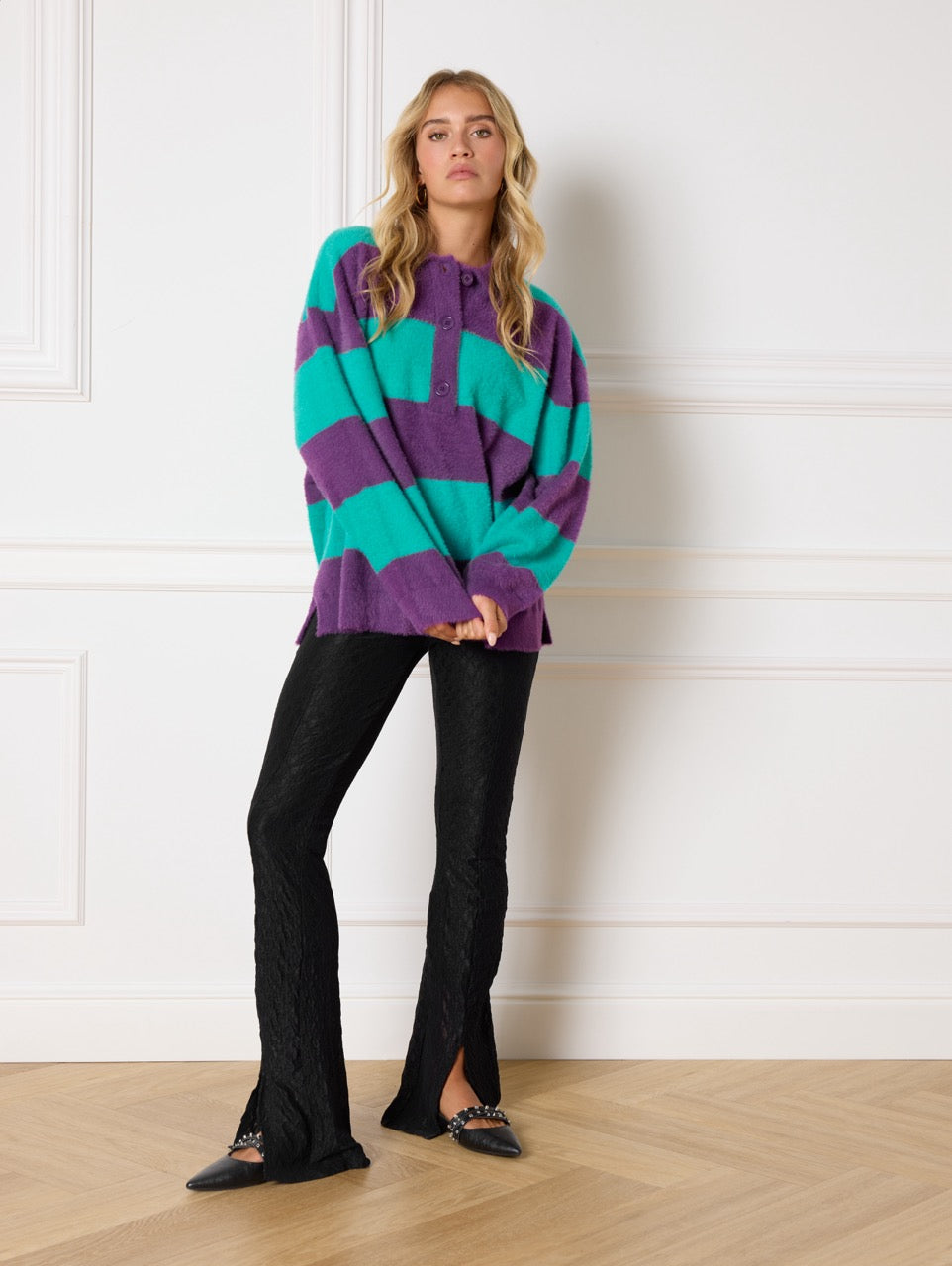 REFINED DEPARTMENT | LINDSEY PULLOVER - PURPLE