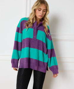 REFINED DEPARTMENT | LINDSEY PULLOVER - PURPLE