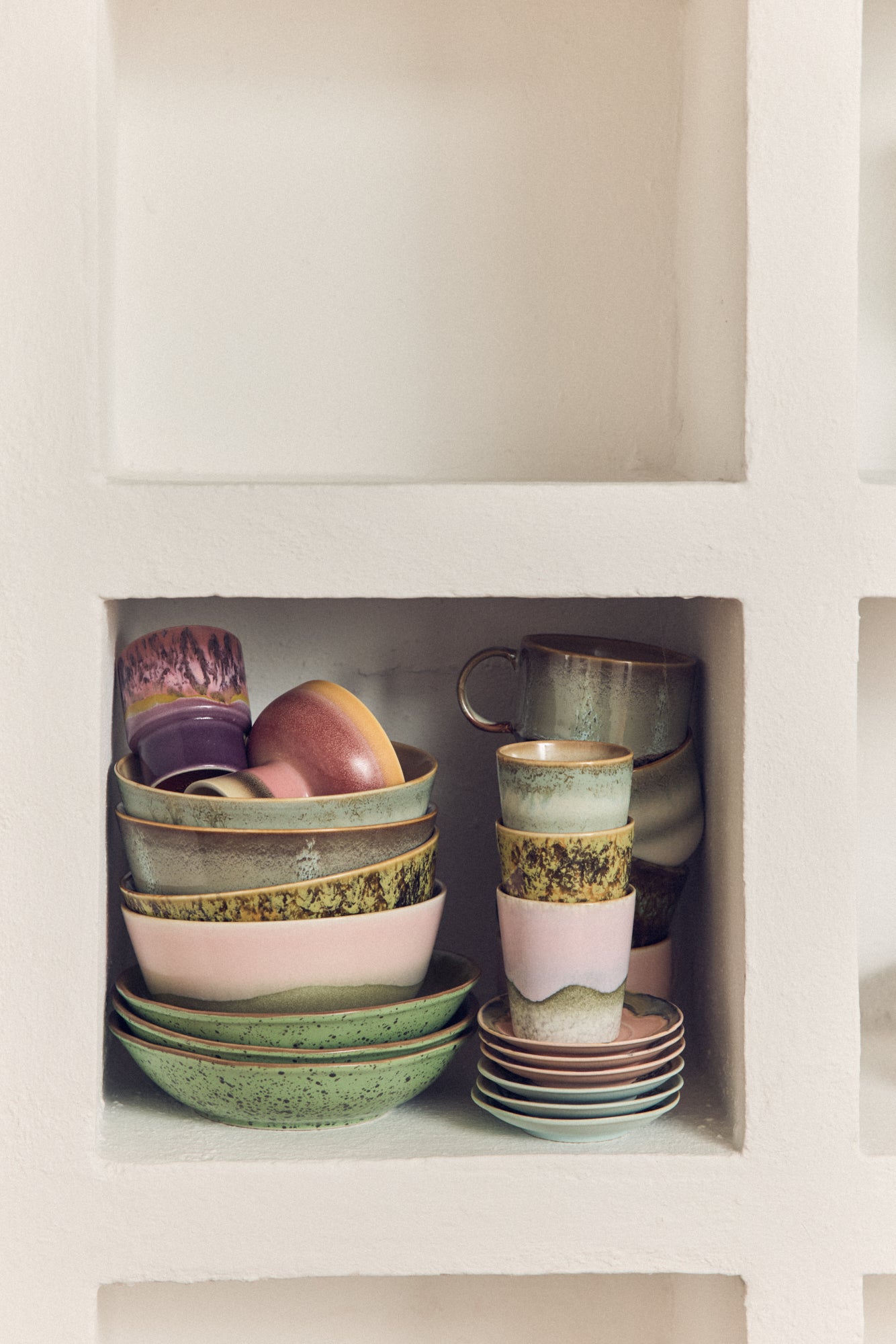 HKliving | 70S CERAMICS: RAMEN BOWL - VERGE (2pcs)