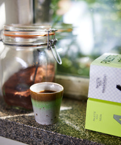 HKliving | 70'S RISTRETTO MUGS - GOOD VIBES ROCK ON