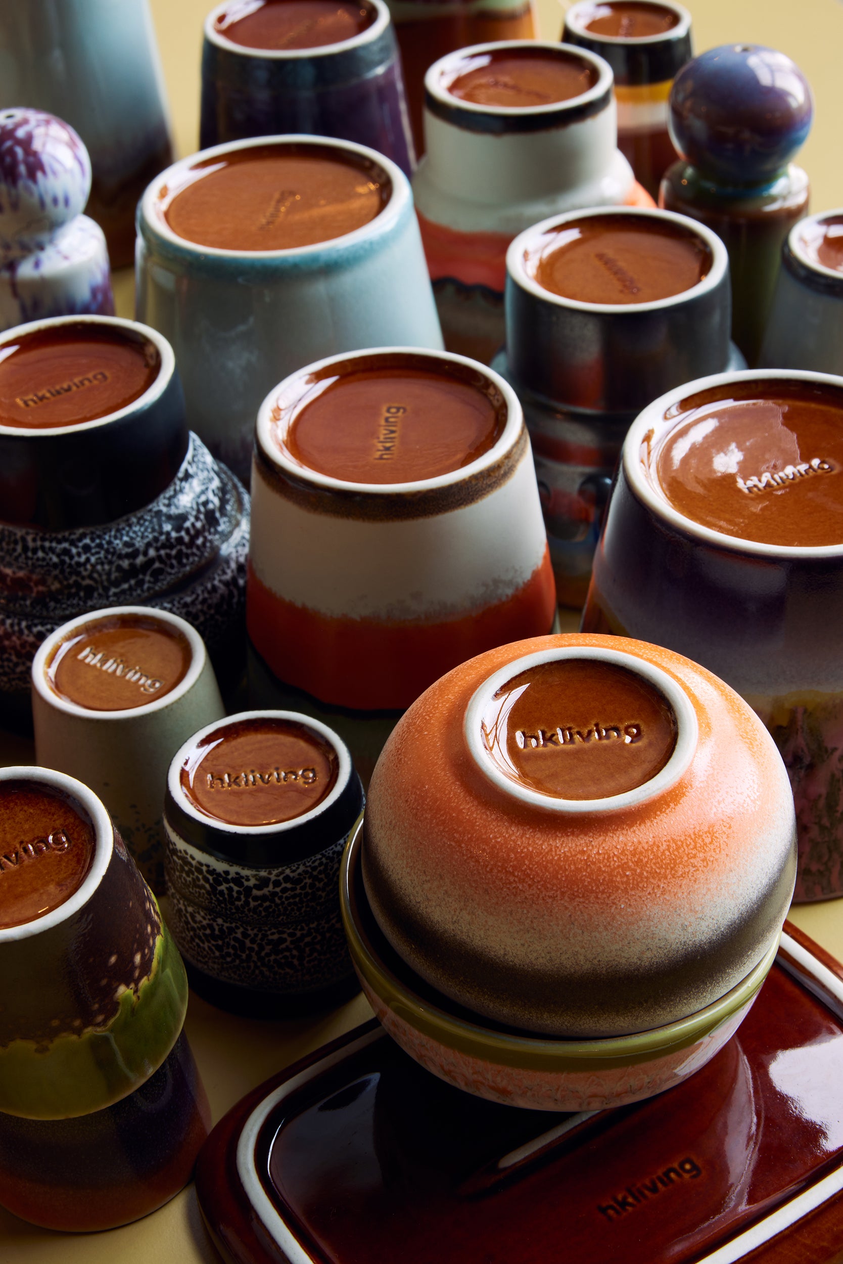 HKliving | 70S CERAMICS: RISTRETTO MUG - SOLAR RISE