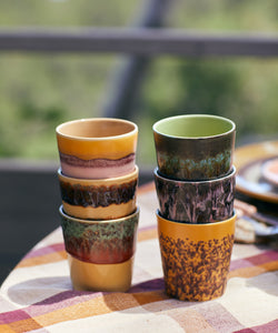 HKliving | 70S CERAMICS: COFFEE MUG - CLIFFS