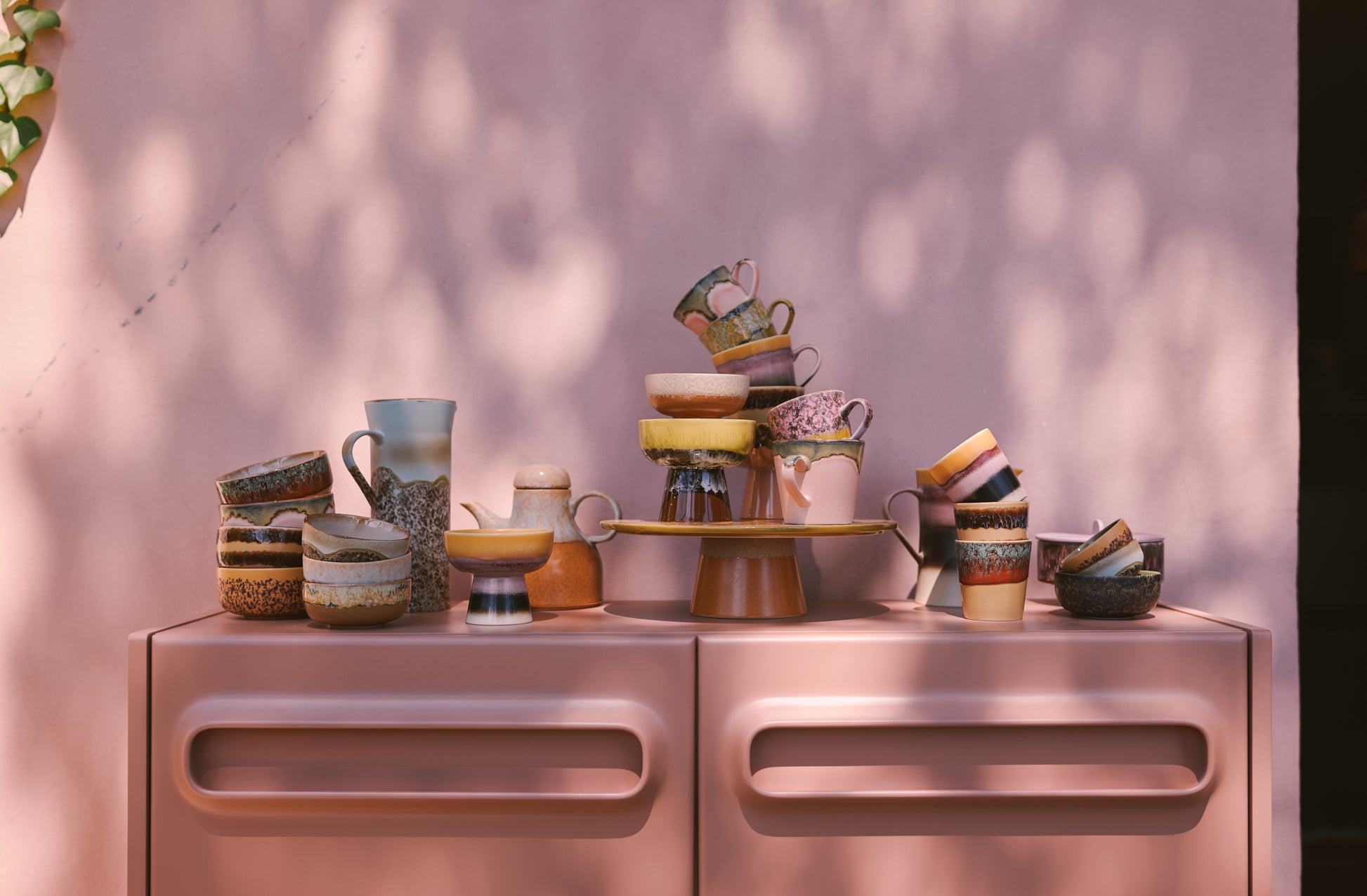 HKliving | 70S CERAMICS: COFFEE MUG - SUNSET