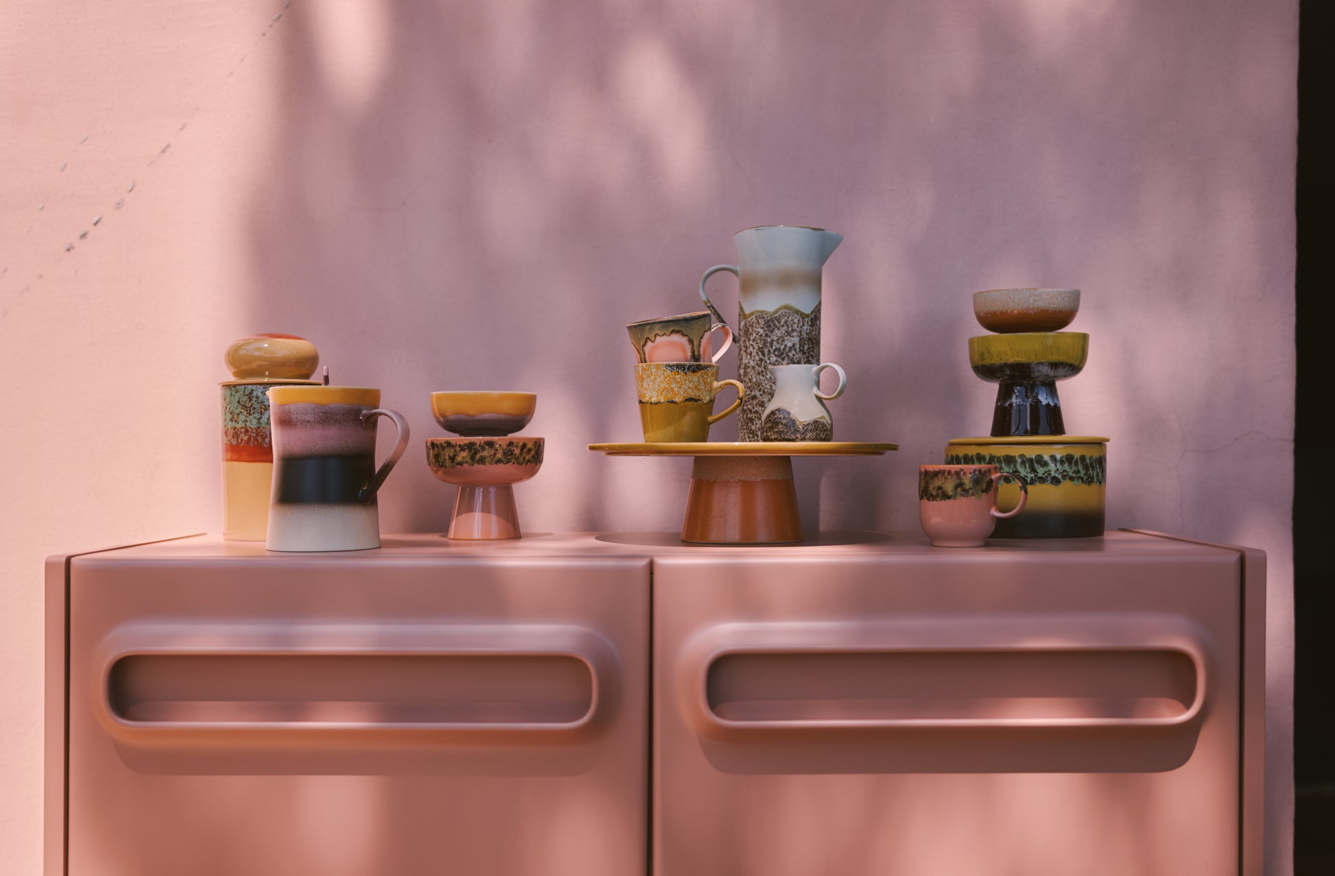 HKliving | 70S CERAMICS: TEA POT - SUNSET