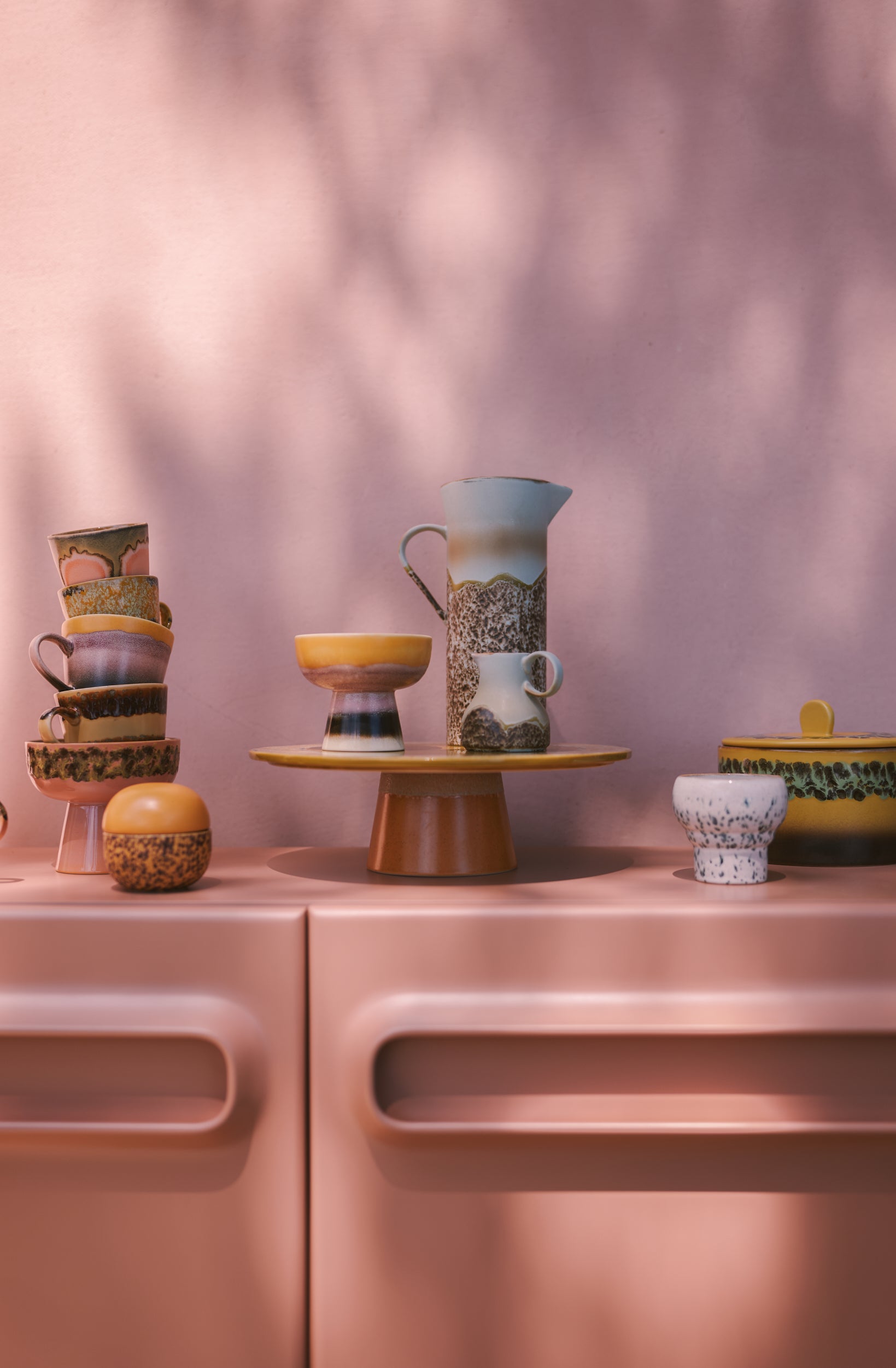 HKliving | 70S CERAMICS: TAPAS BOWL ON BASE S - SUNSHADE