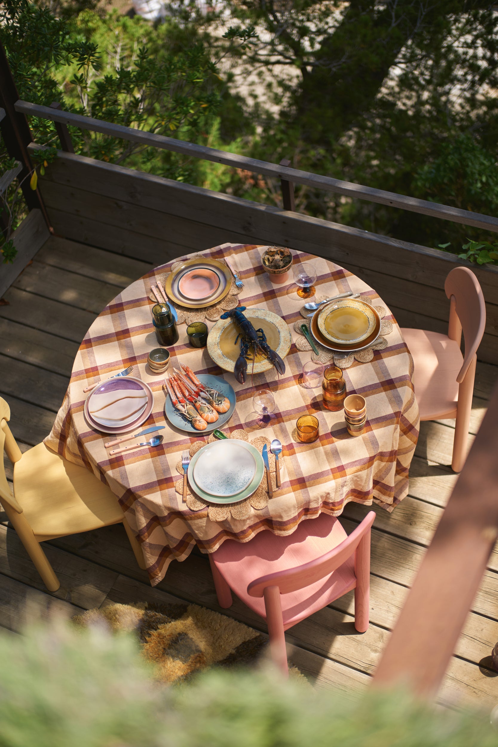 HKliving |70S CERAMICS: DINNER PLATE - COCONUT