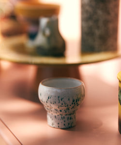 HKliving | 70S CERAMICS: LUNGO MUGS - CORAL SHELL