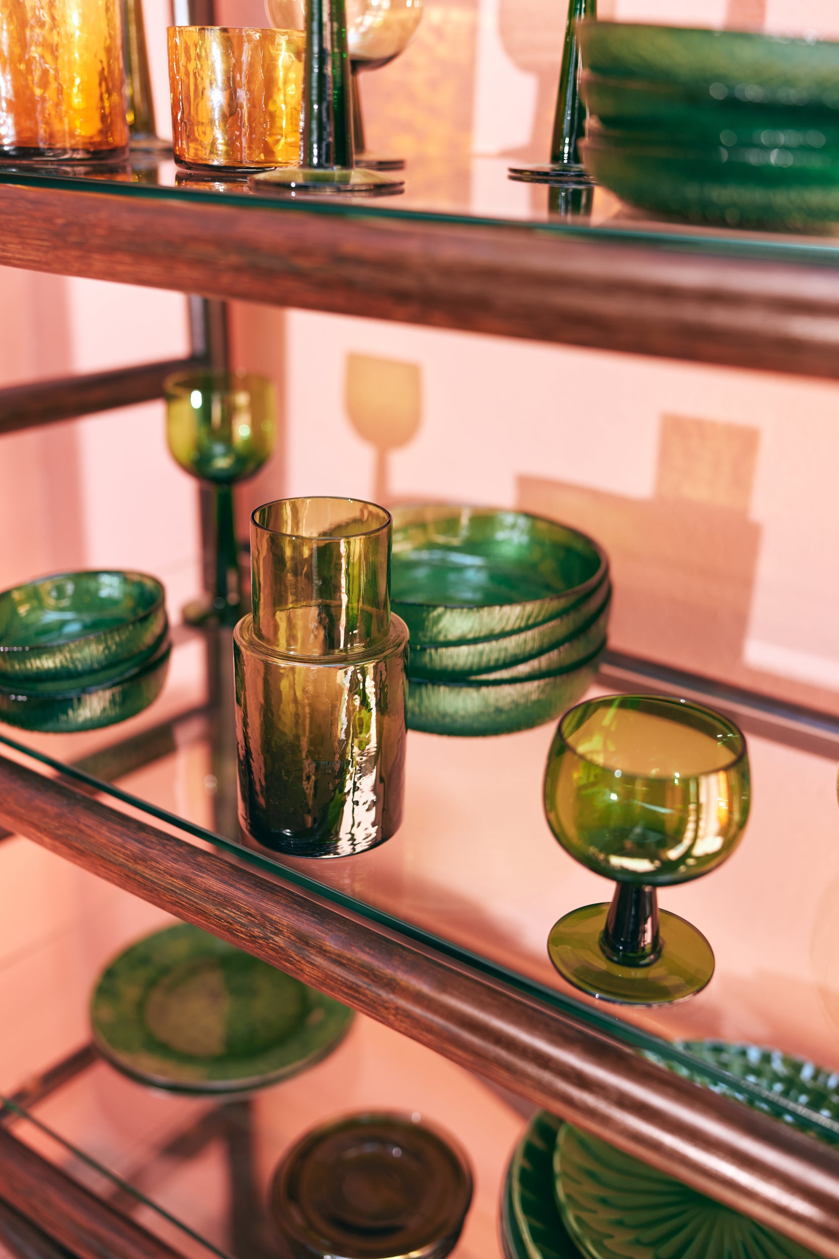 HKliving | TUBE CARAFE - OLIVE