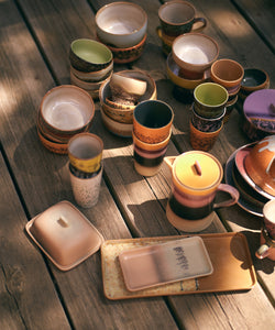 HKliving | 70S CERAMICS: SMALL TRAY - BREEZE