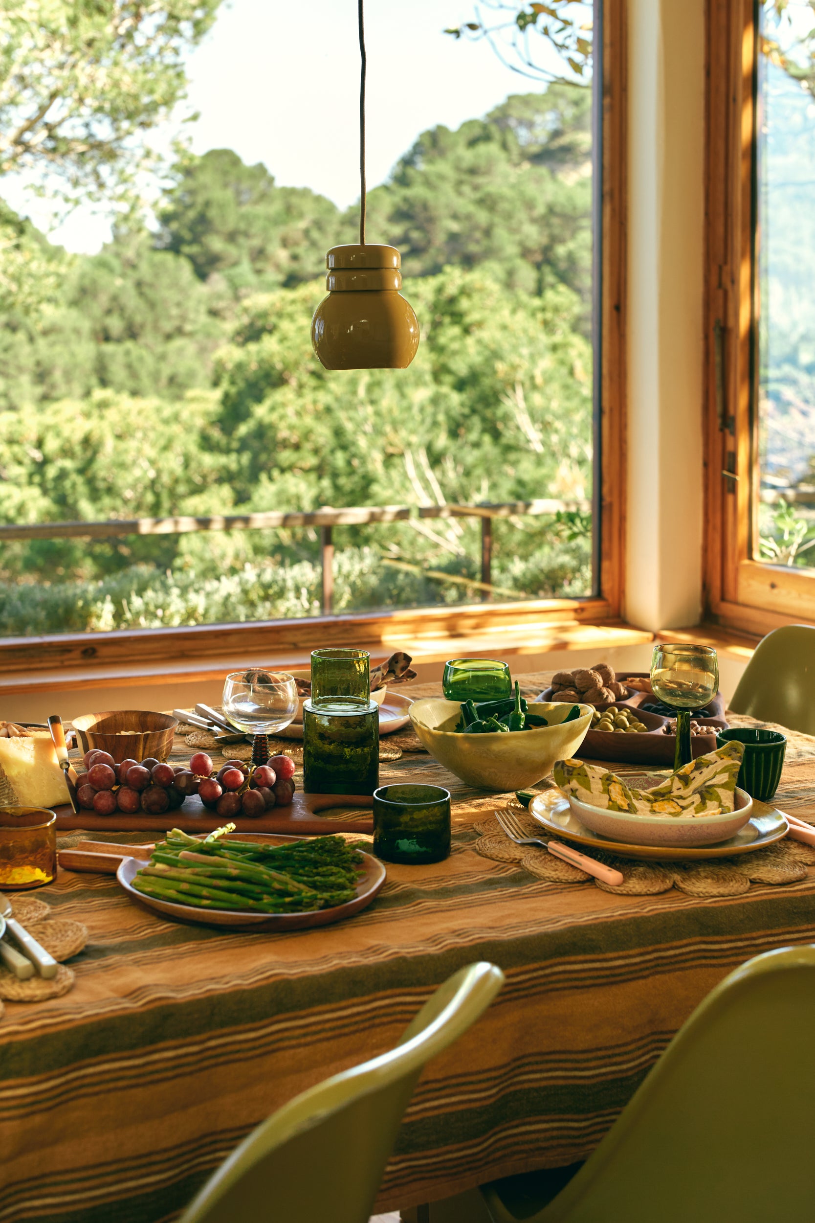 HKliving | TUBE GLASS - OLIVE