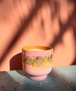 HKliving | 70S CERAMICS: SCENTED CANDLE - MIAMI