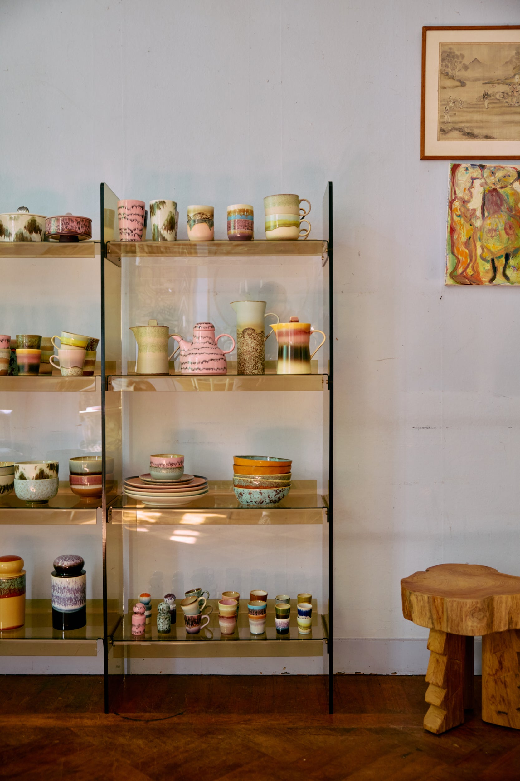 HKliving | 70S CERAMICS: EGG CUPS - VIBRANCE